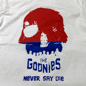 送料無料【ザ・グーニーズ / The Goonies】ツートン / 冒険へ～ / ホワイト★選べる5サイズ/S M L XL 2XL/ヘビーウェイト 5.6オンス