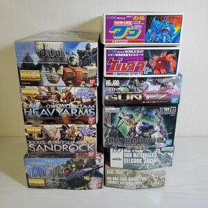 くき24【送140】1円～ 手付品 ガンプラ まとめセット パーツとり ジャンク 機動戦士ガンダム ガンダムW MG HG RE100