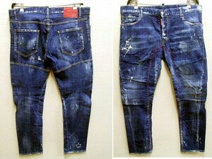 ◇即決[56]DSQUARED2 TIDY BIKER JEAN 18AW S74LB0438 ストレッチ デニム スリム タイディバイカー パンツ■1332