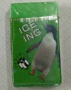 消しゴム ペンギン かおりちゃん ICEING アイスフローラルの香り 4.5×2.1cm【緑.グリーン.ヒノデワシ】