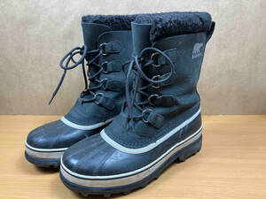 【送料無料】＜希少品＞SOREL/ソレル Caribou/カリブー US10 28cm ネイビースノーブーツ/ウインターブーツ 防水/防寒