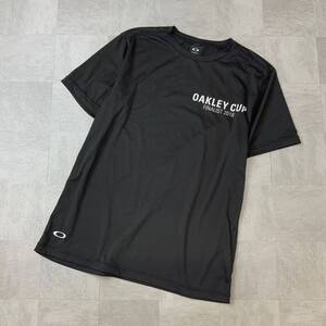 希少 非売品 OALKEY オークリー オークリーカップ2018 ファイナリスト限定 半袖Tシャツ メンズ XL ブラック ゴルフ golf