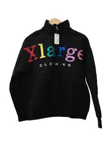 X-LARGE◆スウェット/S/コットン/BLK/無地/01184205