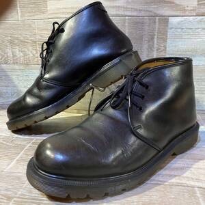 【made in ENGLAND】Dr.Martens ドクターマーチン チャッカブーツ UK7 26.0cm程 ブラック オイルレザー 英国製 ヴィンテージ