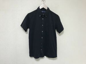 本物フレッドペリーFREDPERRYコットン半袖シャツTシャツポロシャツビジネススーツメンズM日本製黒ブラック