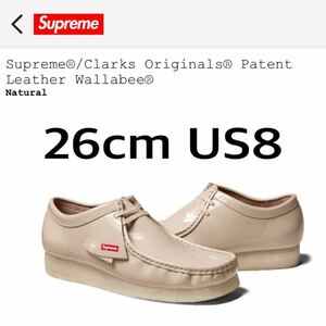 ★Supreme/Clarks Originals Patent LeatherWallabee★