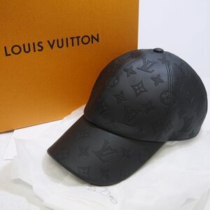 ★美品・未使用クラス LOUIS VUITTON【ルイヴィトン モノグラム・シャドウ M76580 #58 キャップ AL1293 箱共】