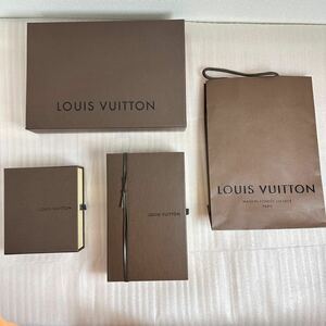 ルイヴィトン LOUIS VUITTON 空箱3点セット　紙袋1枚【m-5】