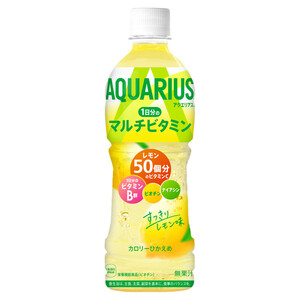 アクエリアス 1日分のマルチビタミン 500ml 24本 (24本×1ケース) PET ペットボトル スポーツドリンク