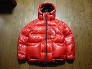 美品　NATAL DESIGN X NANGA　ネイタルデザイン　ナンガ　IGLOO DOWN JACKET　ダウンジャケット　レッド　サイズM