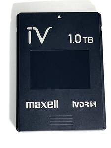 ★ 動作品 ★ 1TB ★　iVDR-S　カセットハードディスク　マクセル/maxell　ブラック　1TB　HDD　アイヴィ　美品　M-VDRS IVDRS Wooo対応 ②