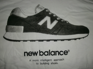 ★米国製/タグ付未使用 new balance M1300 Tシャツ L `90sアメリカ製ニューバランス M1300 販促非売品ノベルティ Tシャツ 稀少 デッド