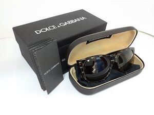 ドルチェ＆ガッパーナ　D&G　サングラス　DG4158PF　ブラウン　総柄セルフレーム　ケース付　DOLCE & GABBANA ◆3105/高林店A T