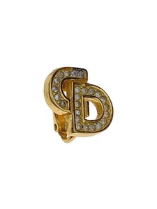 Christian Dior◆イヤリング/-/ジルコニア/GLD/レディース