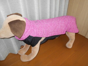 大型犬　Dog Lemi　暖かリバーシブルジャケット　防寒　3XL　ピンク