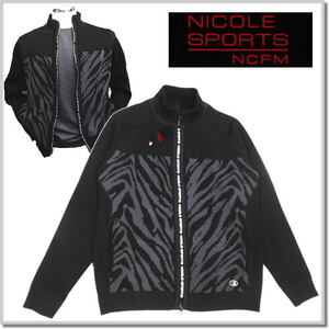 ニコルスポーツ NICOLE SPORTS (NICOLE CLUB FOR MEN) ニットブルゾン 4564-6330-48(L)