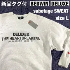 【新品タグ付】DELUXE BEDWIN コラボ sizeL グレー