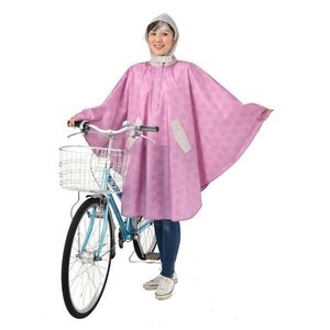 ☆ ピンク レインコート レディース 自転車 通販 おしゃれ ポンチョ ママ 自転車用 レインポンチョ レインウエア カッパ 雨具 合羽 防水