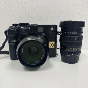 New MAMIYA 6 ニューマミヤ 中判カメラ 75mm 1:3.5 150mm 1:4.5 レンズセット フード付き 