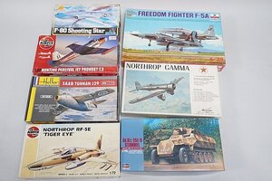 ★ エッシー他 1/72 フリーダム・ファイターF-5A/サーブ トゥンナンJ29 等7点セット プラモデル※ジャンク