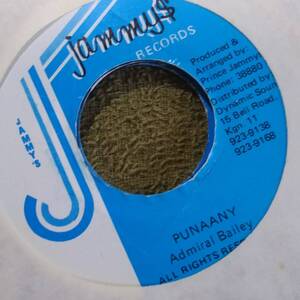 Punanny Riddim Single 3枚Set from Jammys Admiral Bailey Little John Echo Minott