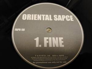 ◆ORIENTAL SPACE / FINE . GET THE FEVER アナログ