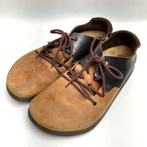 t)ビルケンシュトック BIRKENSTOCK コンフォートシューズ レザー スニーカー 革靴 スリッパサンダル メンズ 28㎝ サイズ43 中古