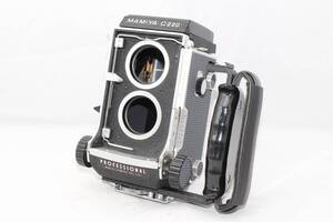 極上品☆MAMIYA C220 Professional ボディ マミヤ フィルム 二眼レフ カメラ 動作OK グリップ付♪ ##10020