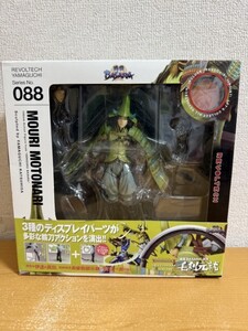 【中古美品】リボルテックヤマグチ No.088 毛利元就(もうりもとなり) 戦国BASARA(バサラ) 可動フィギュア 海洋堂