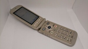 M007 docomo FOMA らくらくホン F-01G FUJITSU 富士通/ガラケー/ケータイ 簡易動作確認＆簡易清掃＆初期化OK 判定○ 現状品 送料無料　