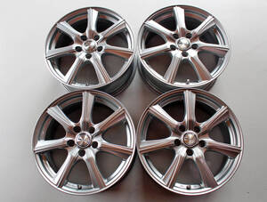 ・DUNLOP ダンロップ PRD TS7 アルミホイール 4本 17×7J +38 PCD:114.3 5穴 ハブ径:73[A2128]