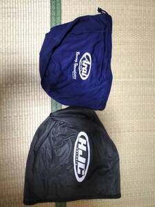 ヘルメットバッグ（ヘルメット袋）2枚 - HJC、ARAI