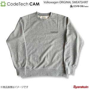 Codetech コードテック Volkswagen ORIGINAL SWEATSHIRT TYPE2 T1 BUS Mグレー Mサイズ CO-KVW-3350MG