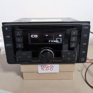 888 完 トヨタ純正　CP-W66 2DINワイド　CD　AUX USB