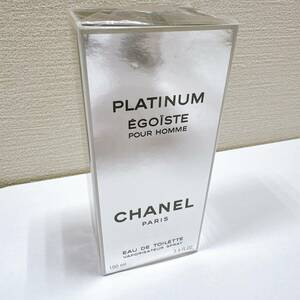 【ART-0616.3-4】 1円～ 未開封 CHANEL シャネル PLATINUM EGOISTE POUR HOMME EAU DE TOILETTE 100ml 3.4 FL.OZ 現状保管品