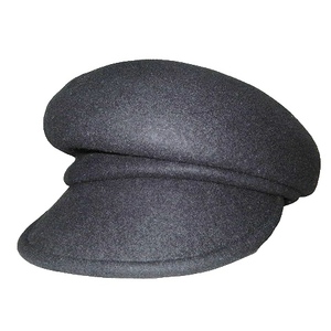 カシラ CA4LA 美品 近年 アシンメトリー キャスケット 帽子 ONM01646 ウール 黒 ブラック X レディース