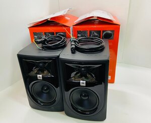 【417-13125w】【通電確認のみ】JBL 305P MkII パワードモニタースピーカー ２台