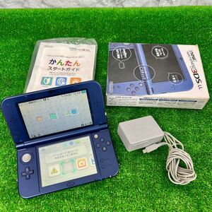 【1円〜】Newニンテンドー3DS LL本体（RED-001/メタリックブルー） ニンテンドー3DS 任天堂