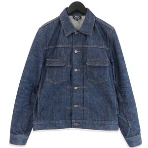 美品 A.P.C. アーペーセー デニムジャケット 2nd タイプ Gジャン トラッカージャケット リジット インディゴ M 20018857