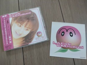 桜井智　L.A EARLY TOMO SAKURAI CD ステッカー1枚　　帯有り