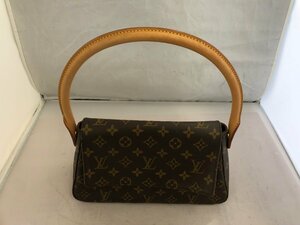 【LOUIS　VUITTON】　ルイ・ヴィトン　モノグラム　ミニ・ルーピング　M51147　ワンショルダー＆ハンドバッグ　ブラウン　SY02-EL7