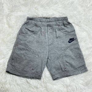 YT1422 NIKE ナイキ キッズ 半ズボン 90cm コットン100％ スウッシュ ロゴ刺繍