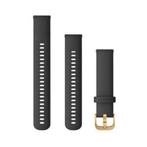 ガーミン Quick Release バンド 20mm ベルト交換キット シリコン ブラック×ゴールド #010-12932-17 GARMIN 新品 未使用