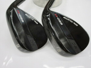 2本セット ビギナーもOK！ ロイヤルコレクション◆RC BBD V1 ブラック 50,56度 NS PRO MODUS3 WEDGE115 お買い得