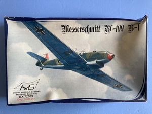 メッサーシュミット　Bf109B-1 1/72 AVIS製限定商品（全世界で1000個）　％R4