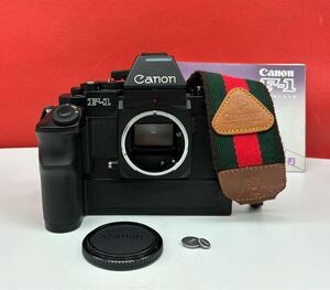 # Canon New F-1 フィルムカメラ 一眼レフカメラ ボディ 動作確認済 現状品 AE POWER WINDER FN パワーワインダー 付属品 キャノン