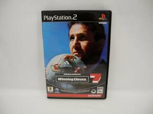 D8703【PS2】美品!!　ワールドサッカー ウイニングイレブン7