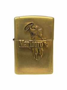 zippo (ジッポー) Marlboro マルボロ カウボーイ 96年製 オイルライター ゴールド 雑貨 /036