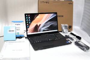 富士通LIFEBOOK AH53/F3 Win11極美品 Core i7第11世代 CPU1195G7 メモリ32GB Fhd1920x1080 Blu-ray 新品M.2 SSD1ＴB+新品SSD1TB Office2021