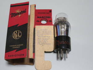 【珍品】保管品　MARCONI　RADIOTRON　マルコーニ　12Y4　真空管　ランプ　カナダ製